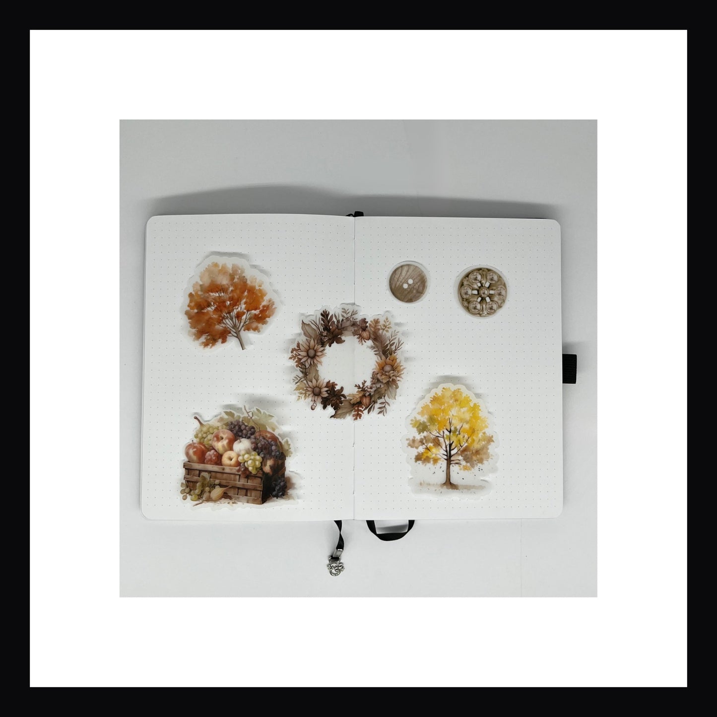 Autumn Days Junk Journaling Kit comes with 6 colorful vellum elements.  Size of element varies by design. 