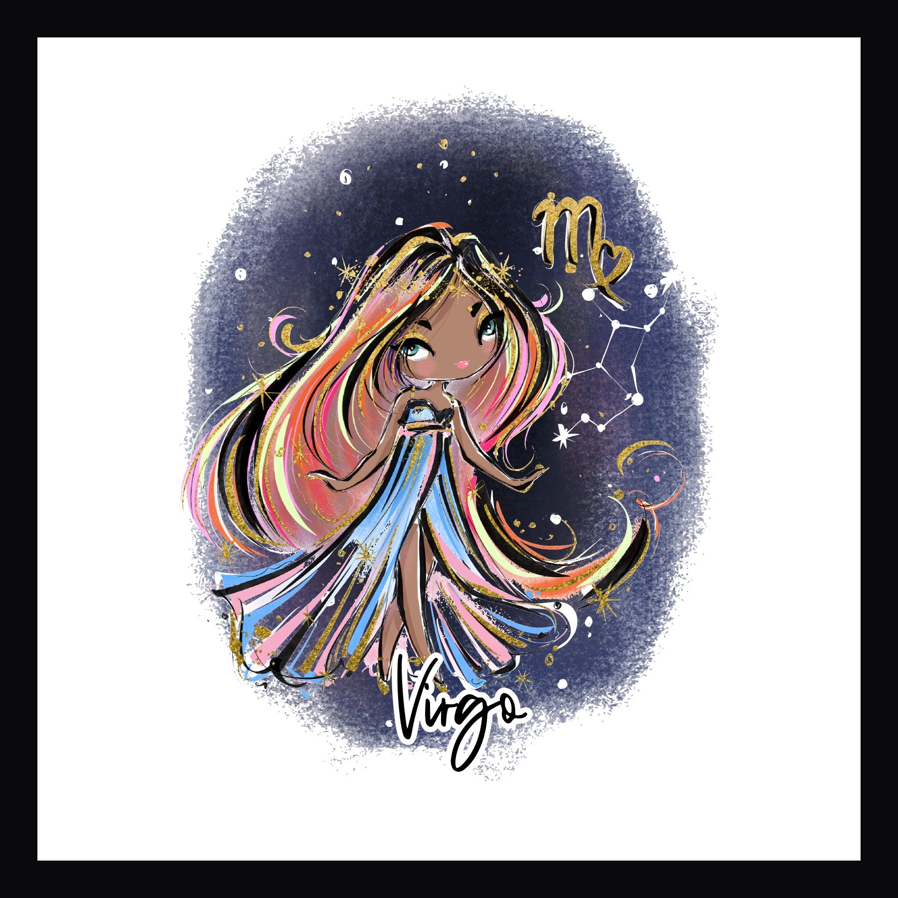 Custom Virgo Sticker