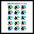 Waves of Depression Sarcasm Stickers read "relentlessly riding the freaking waves of my depression"
