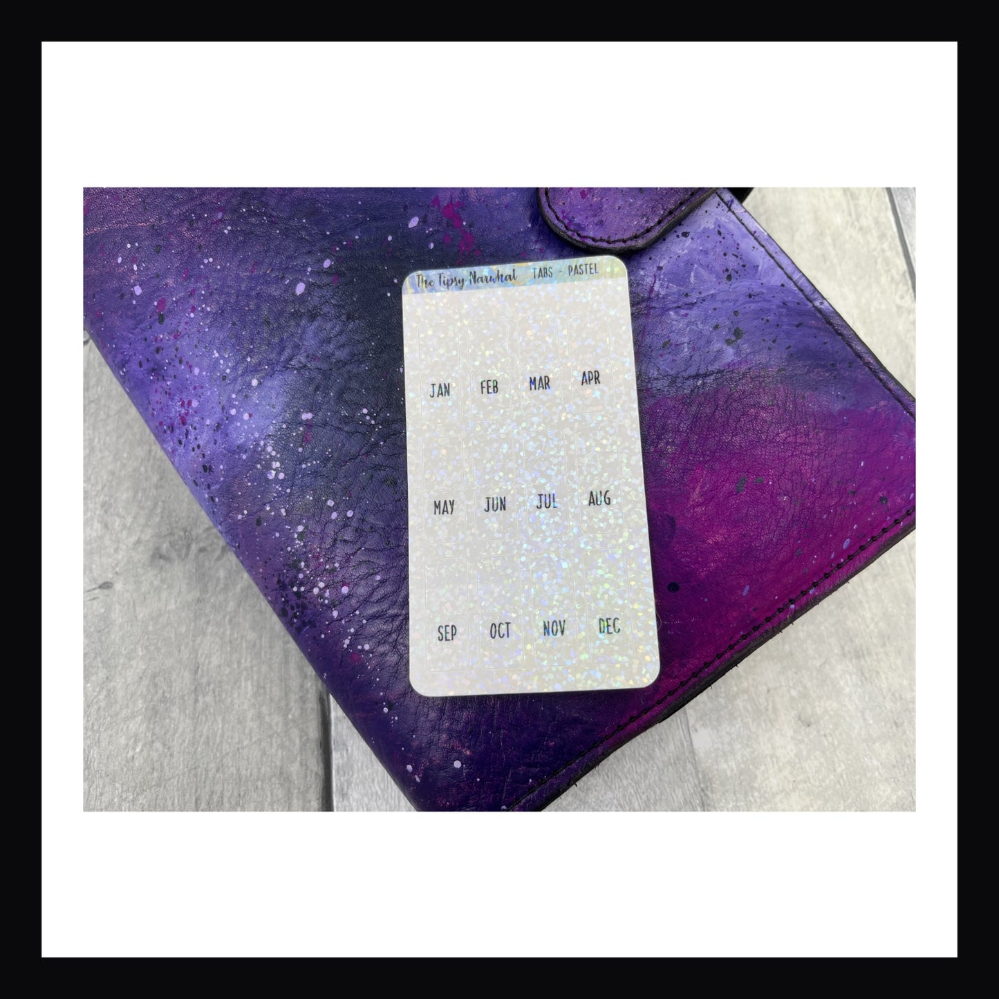 Holographic Mini Planner Tabs