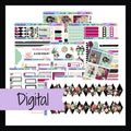 Printable Hobonichi Cousin Kit in White Rabbit shown here over a white background
