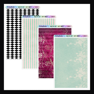 White Rabbit Washi Rip Sheet