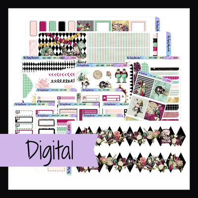 White Rabbit Printable Hobonichi Weeks Kit