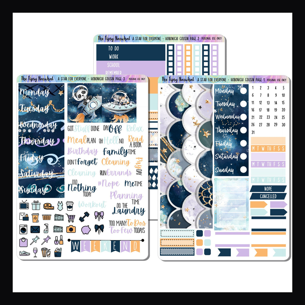 A Star For Everyone Hobonichi Cousin Kit