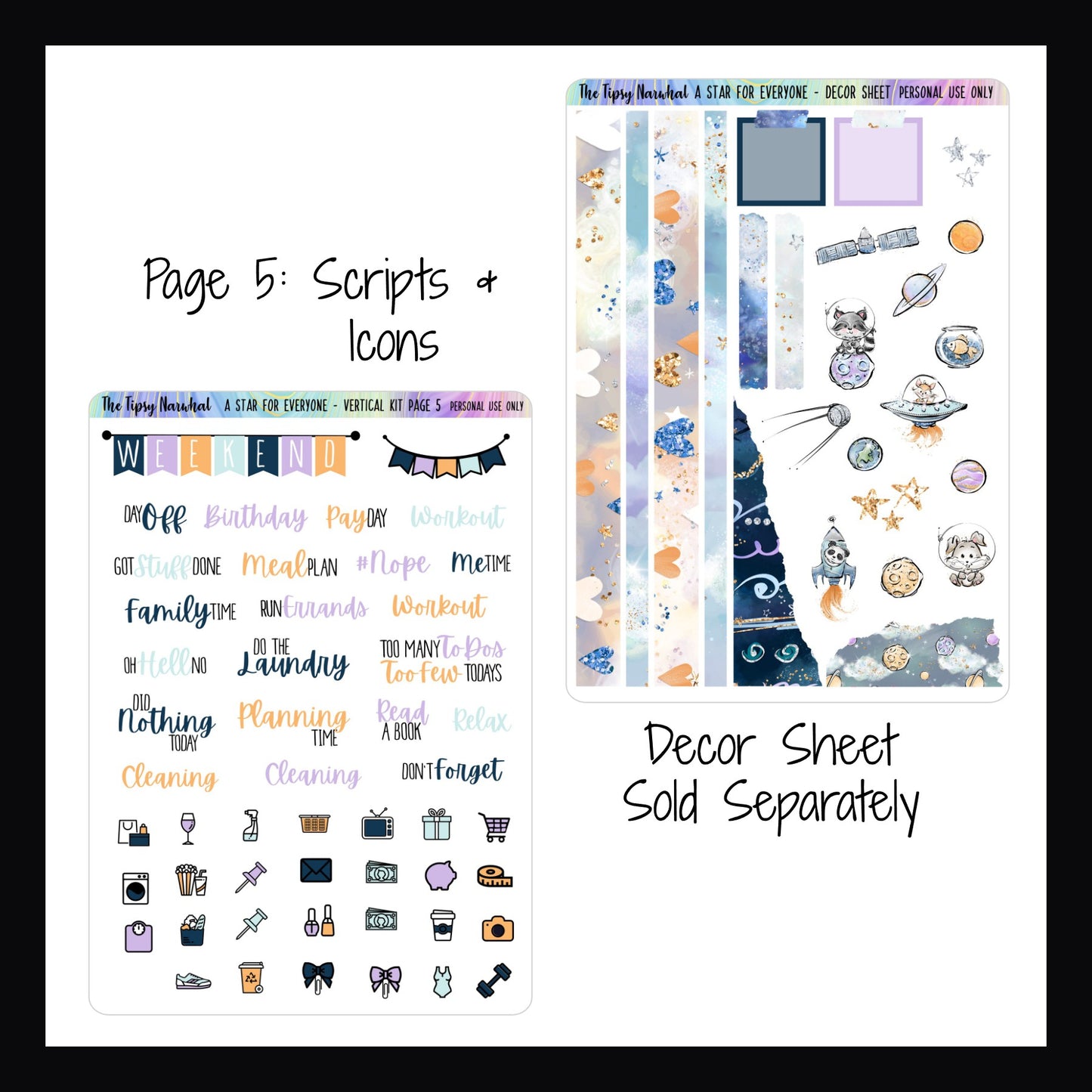 A Star For Everyone Vertical Weekly Kit