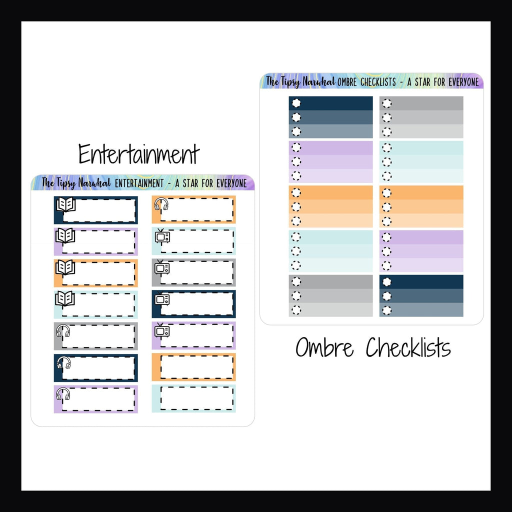 Functional Ess Sticker Functional Sticker Add-ons - A Star For Everyone - Planner Stickers ...
