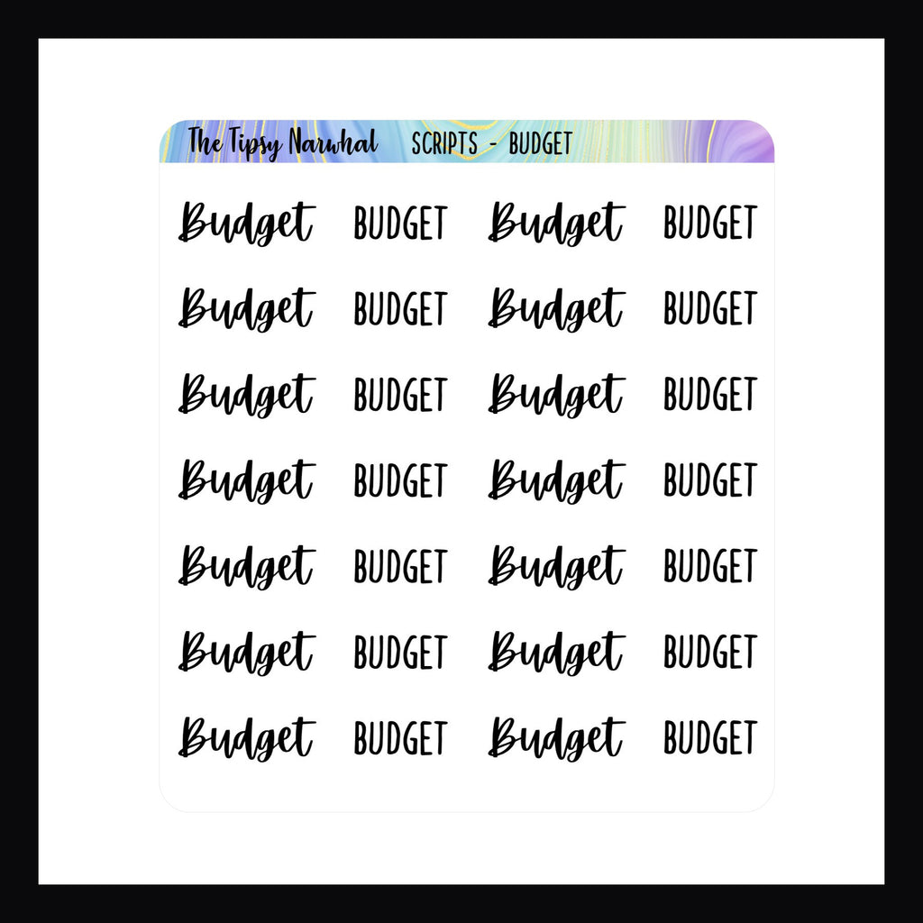 Budget Script