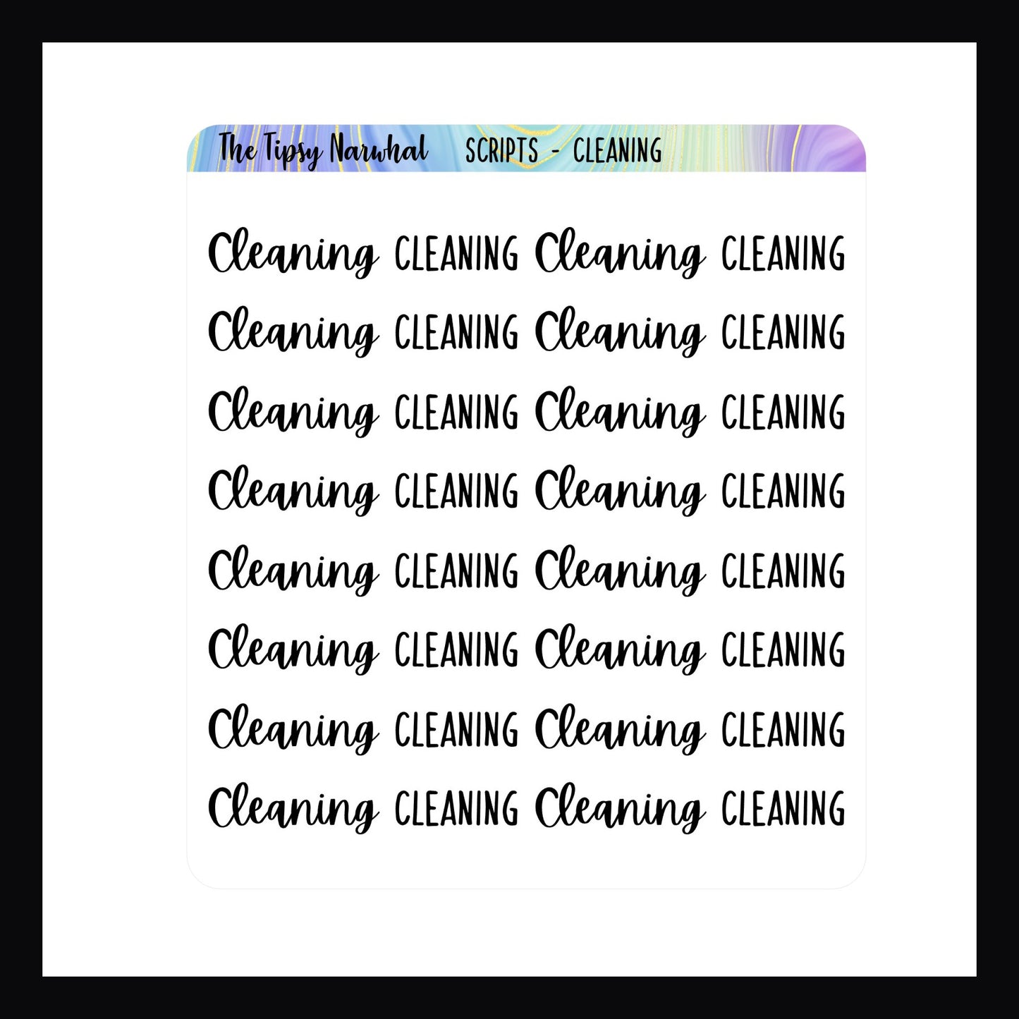 Cleaning Script
