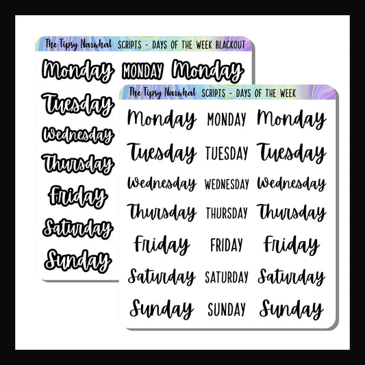 Days of the Week Script