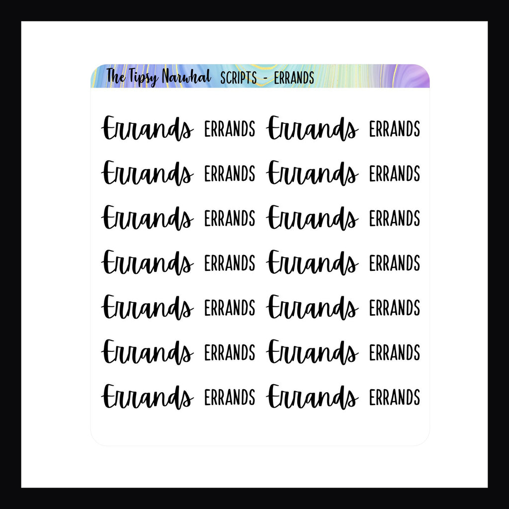 Errands Script