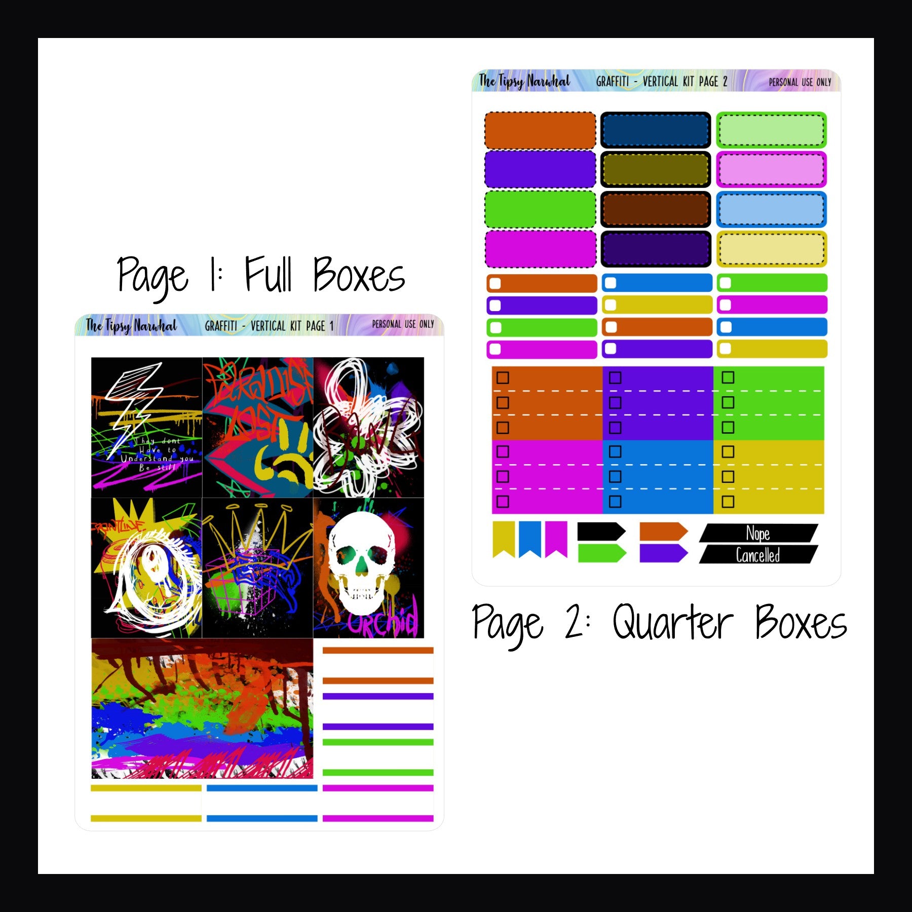 Graffiti Vertical Weekly Kit