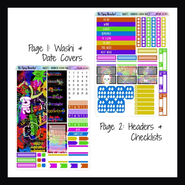 Graffiti Hobonichi Cousin Kit