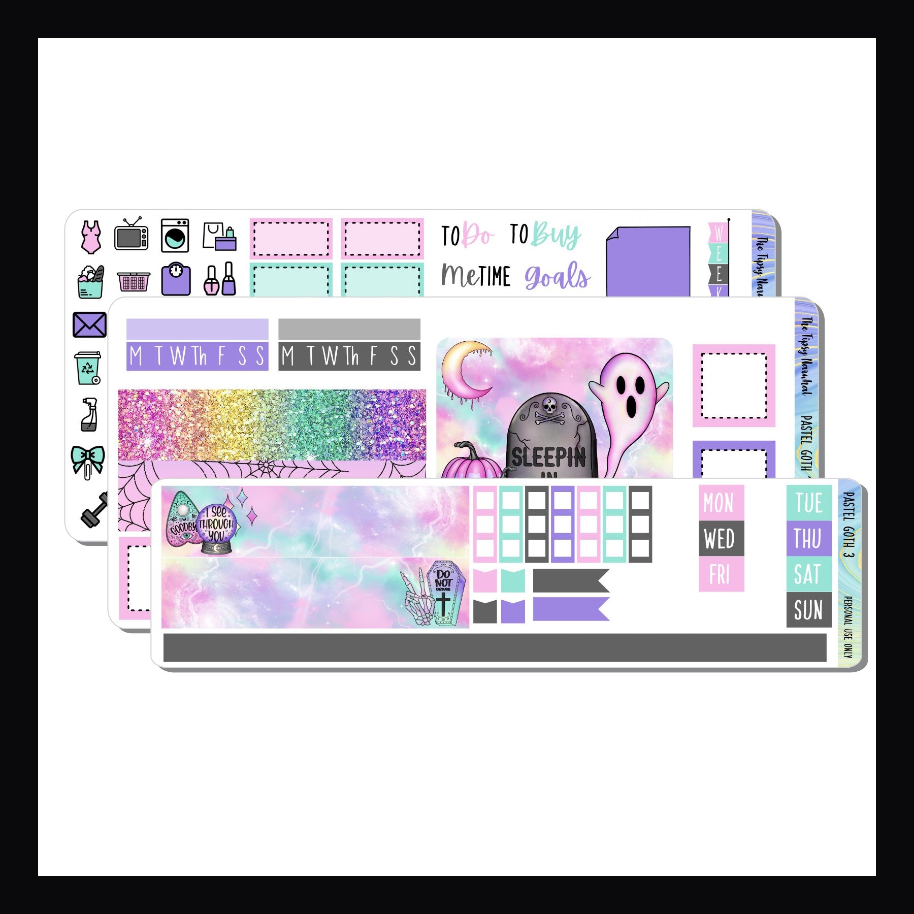 Pastel Goth Hobonichi Weeks