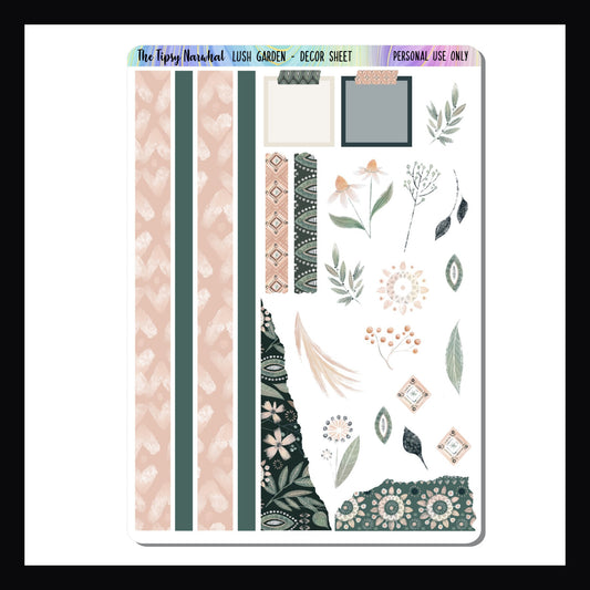 Lush Garden Decor Sheet