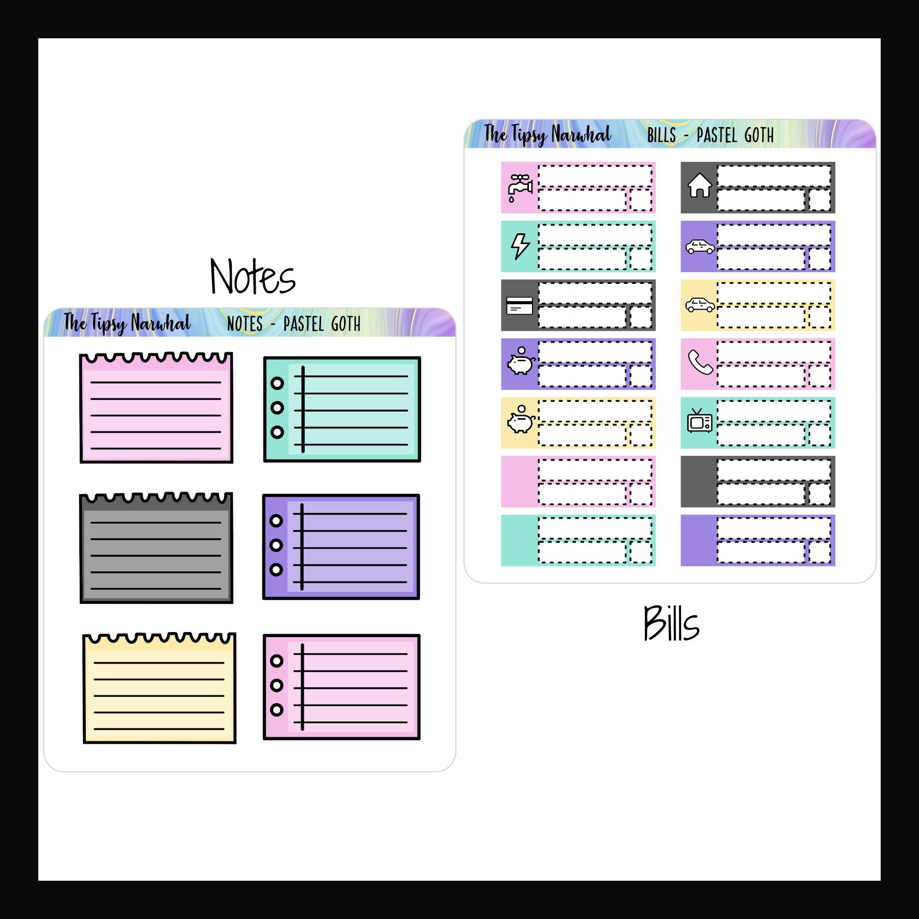 Pastel Goth Kit Matching Functionals