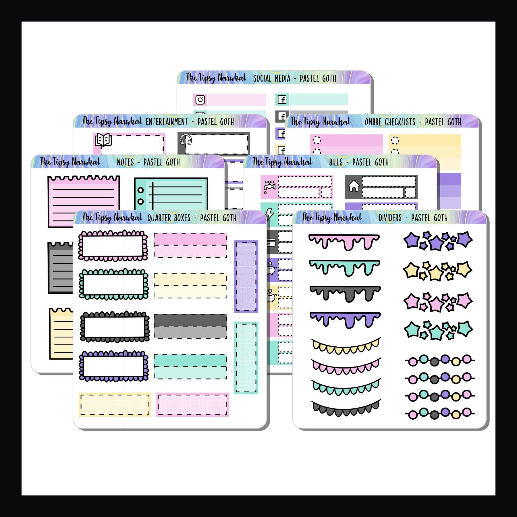Pastel Goth Kit Matching Functionals
