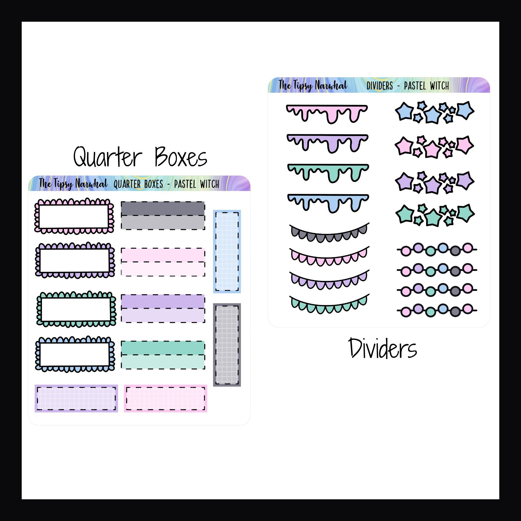 Pastel Witch Kit Matching Functionals