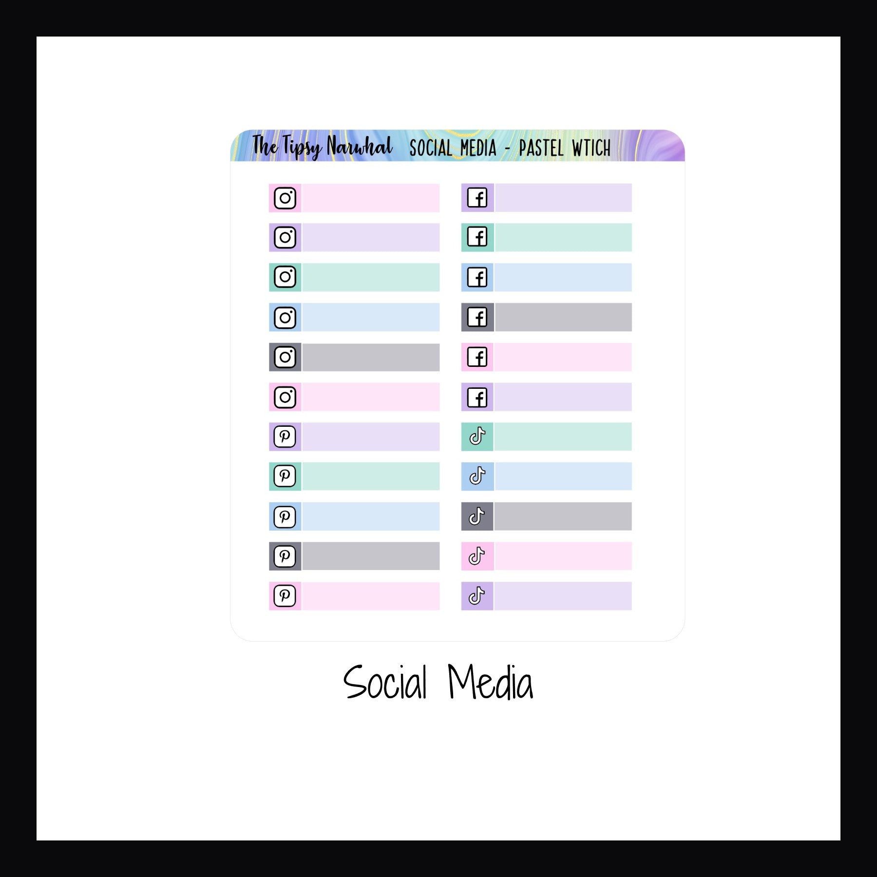 Pastel Witch Kit Matching Functionals