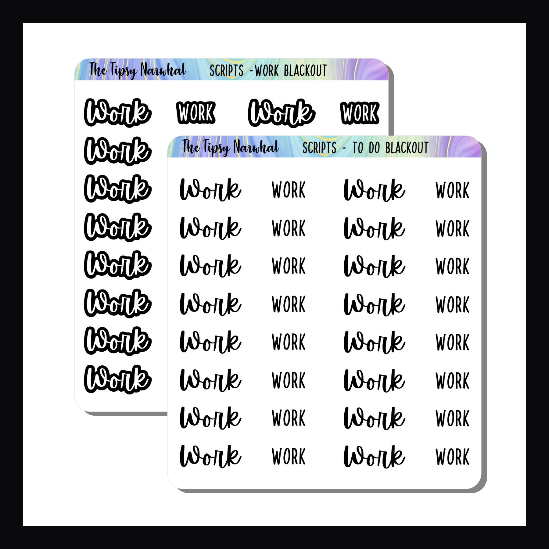 Work Script – The Tipsy Narwhal